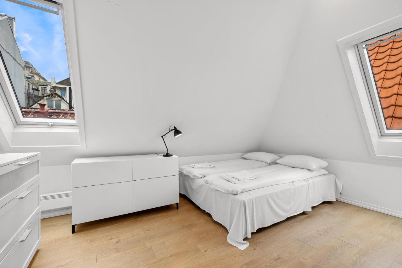 Modern Penthouse With A View - Behind Bryggen Apartment Bergen Exterior photo