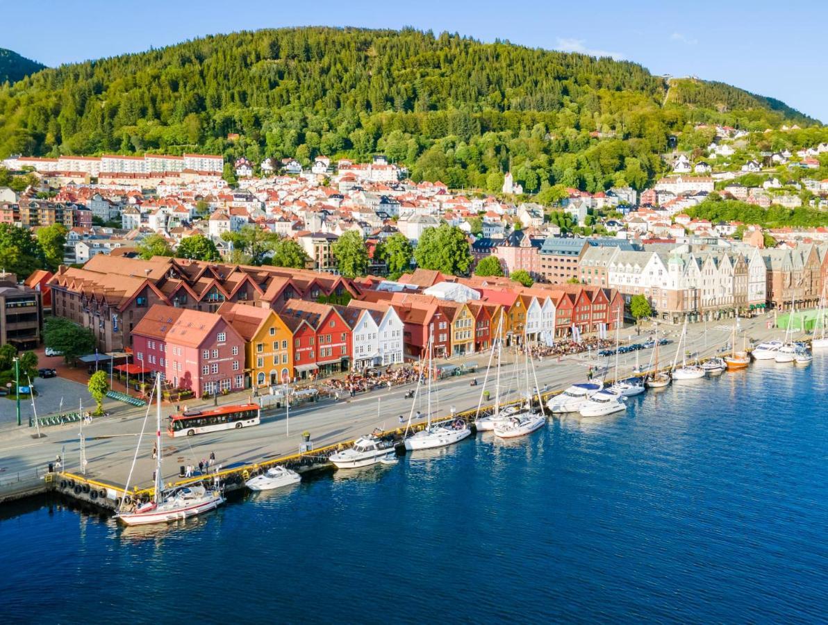 Modern Penthouse With A View - Behind Bryggen Apartment Bergen Exterior photo