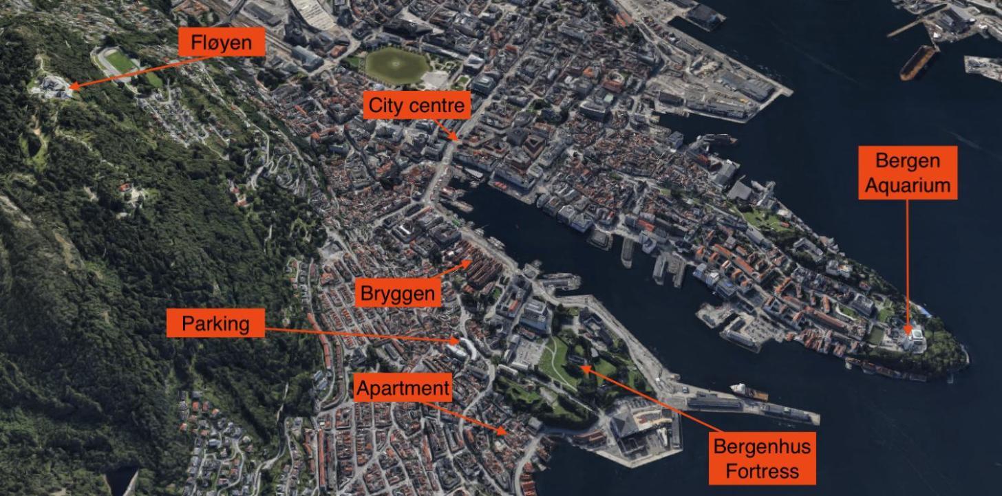 Modern Penthouse With A View - Behind Bryggen Apartment Bergen Exterior photo